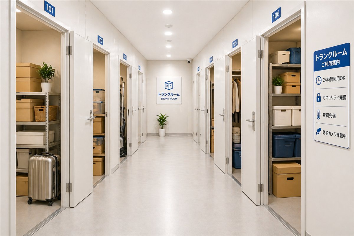 トランクルームの内部イメージ